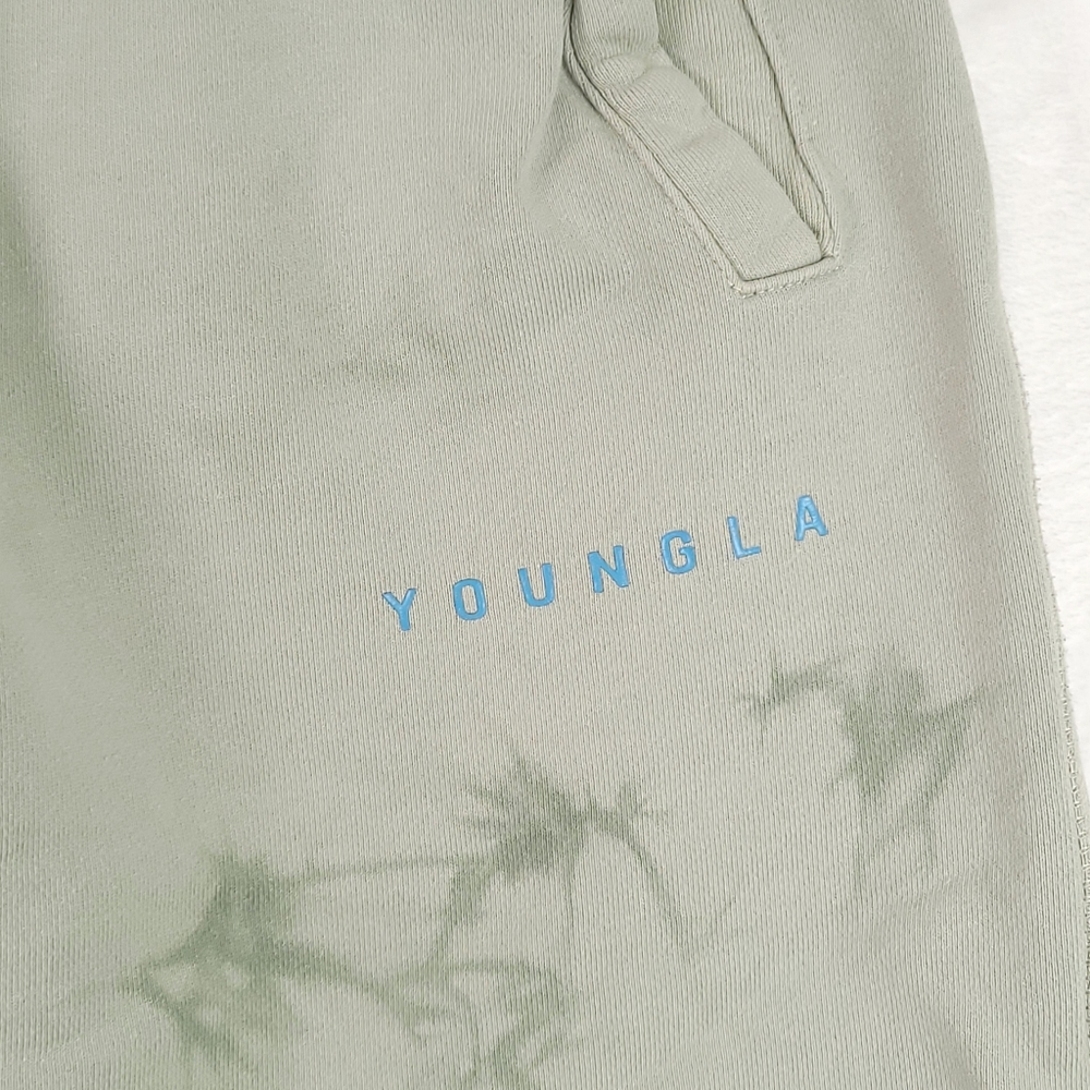 YoungLA Tie Dye Joggers Legacy Men Green M - Picture 2 of 10